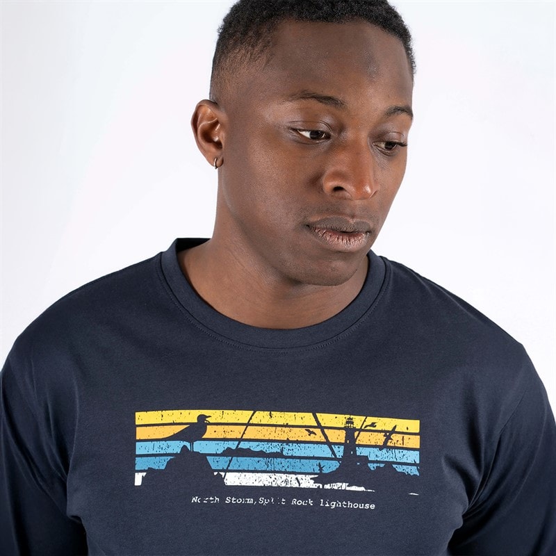 Marcus Herre Archie T-shirt Mørk Safir S//Dark Sapphire - Billede 2