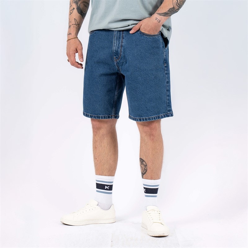 Marcus Herre Justin 2239 Denim Shorts Med. Blue Wash - Billede 1