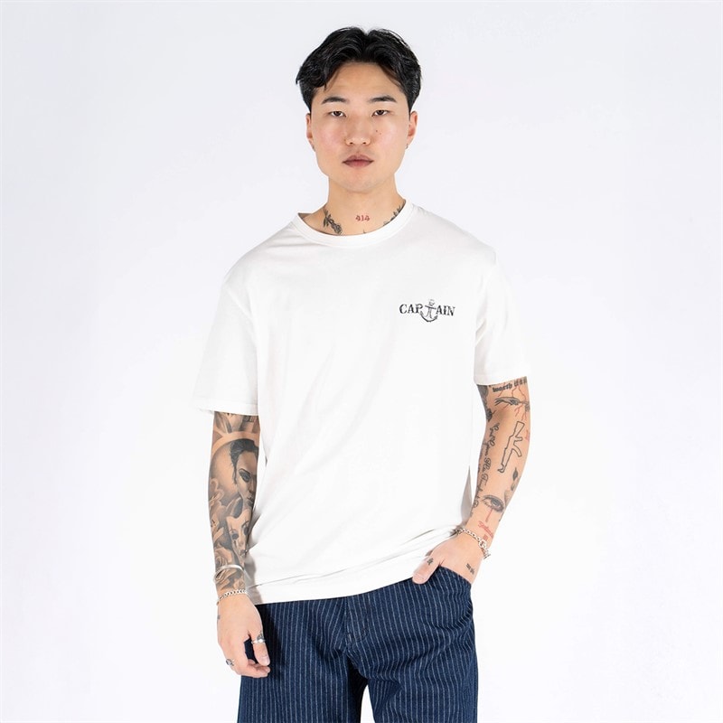 Marcus Herre Haddoc T-shirt Snow White S//Snow White - Billede 2