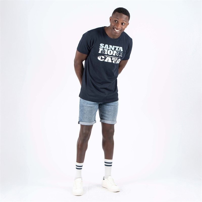 Marcus Herre Wells T-shirt Mørkeblå S//Dark Sapphire - Billede 4