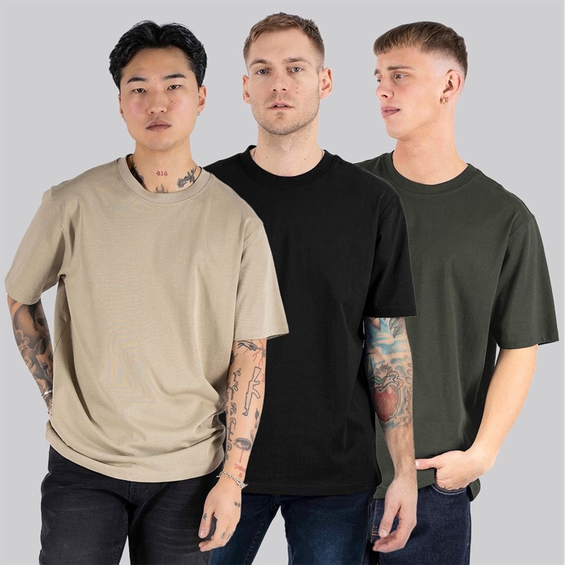 Marcus Herre Joss Tre Pak T Shirts Multi 2 - Billede 1