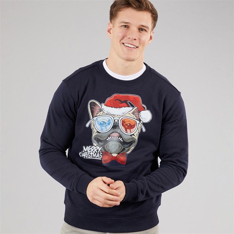 Marcus Herre Jule Sweatshirt Dark Navy - Billede 1