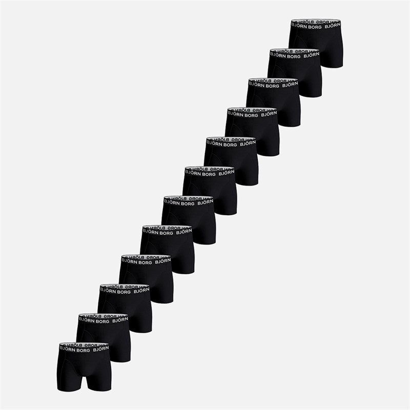 BJORN BORG Herre 12-pak Bomuld Stretch Boxers Multipack 1 - Billede 1