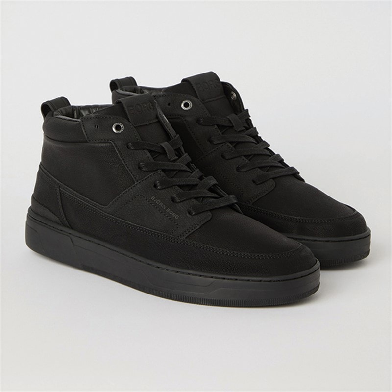 BJORN BORG Herre Game Mid T 1050 Sneakers Sort - Billede 1