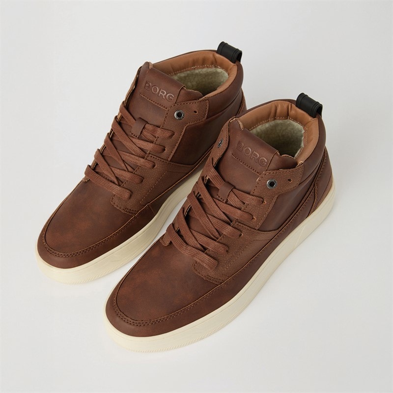 BJORN BORG Herre Game Mid T1050 Sneakers Cognac - Billede 3
