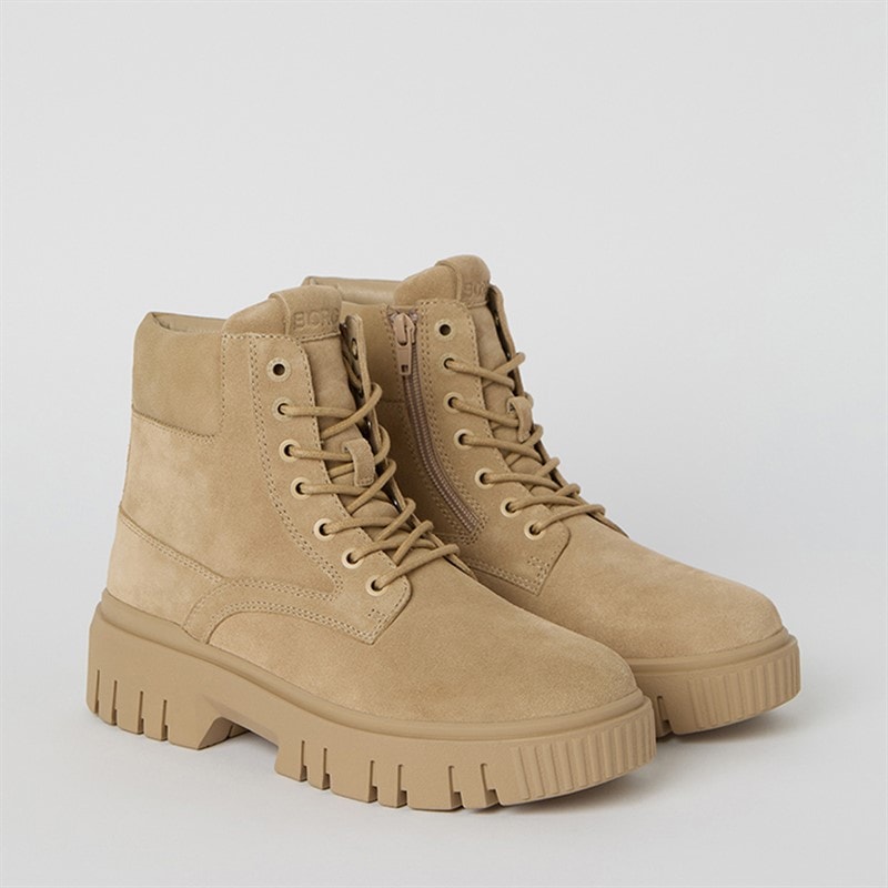 BJORN BORG Dame H300 Hiker Mid Støvler Sand