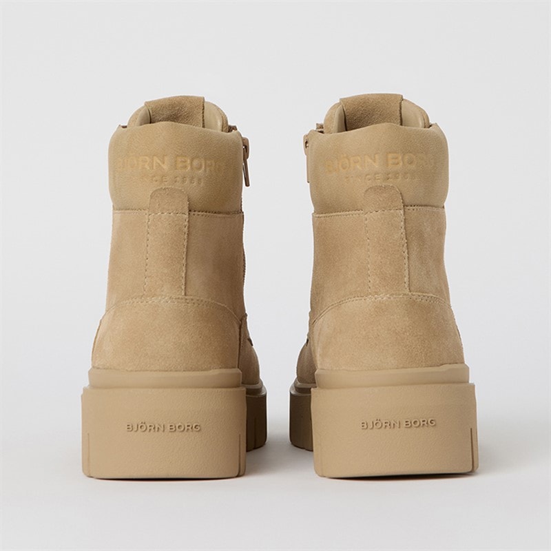 BJORN BORG Dame H300 Hiker Mid Støvler Sand - Billede 2