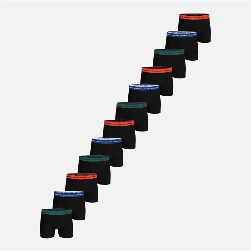 BJORN BORG 12-pak bomulds stretch boxers Multipack 1 - Billede 1