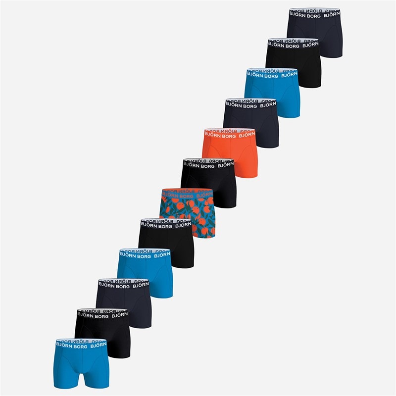 BJORN BORG Herre 12-pak bomuld stretch boxers Multipack 1 - Billede 1