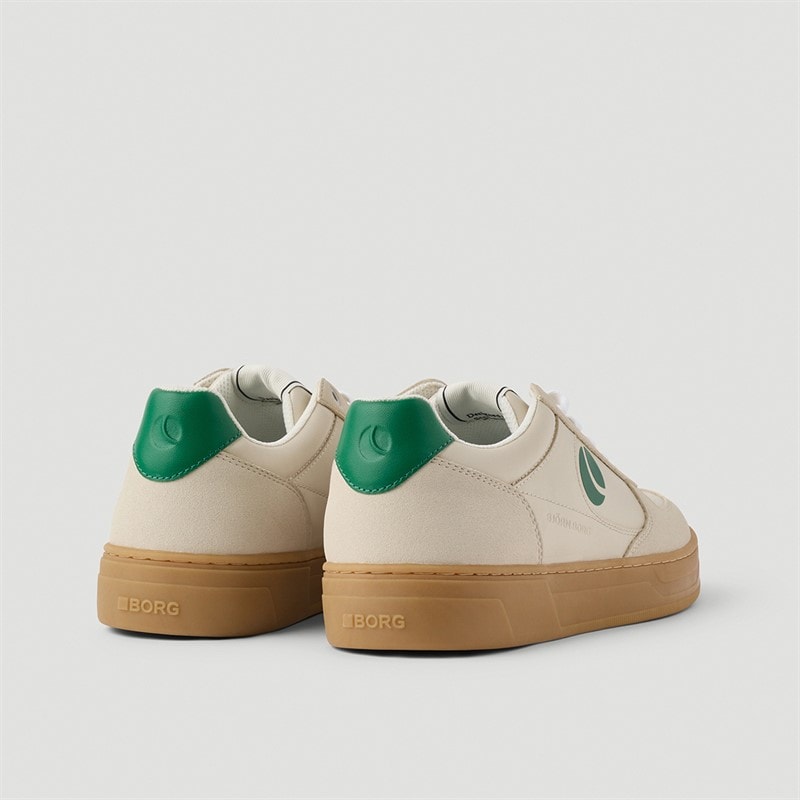 BJORN BORG Herre Challenger Lave Sneakers Off-hvidgrøn - Billede 2