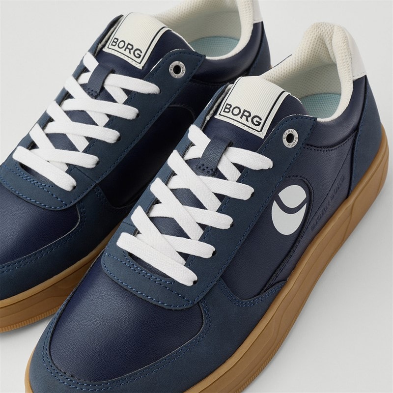 BJORN BORG Herre Challenger Lave Sneakers Marineblå - Billede 4