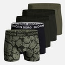 BJORN BORG Herre Fem Pak Bomuld Stretch Boksershorts Multipack 2