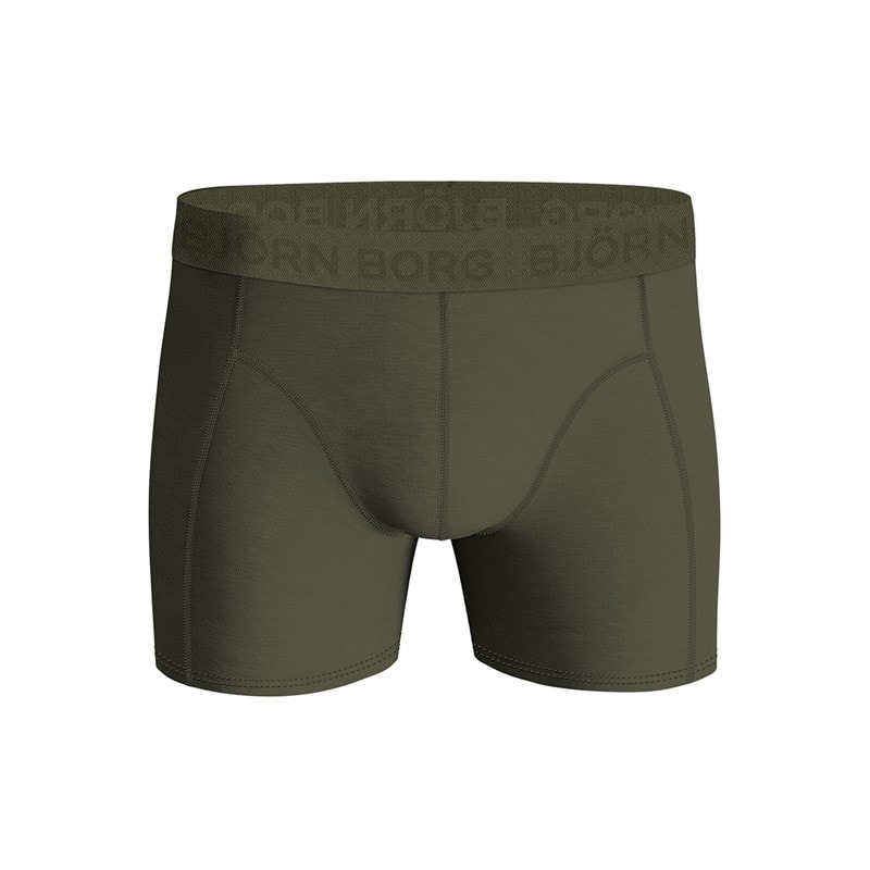 BJORN BORG Herre Fem Pak Bomuld Stretch Boksershorts Multipack 2 - Billede 4