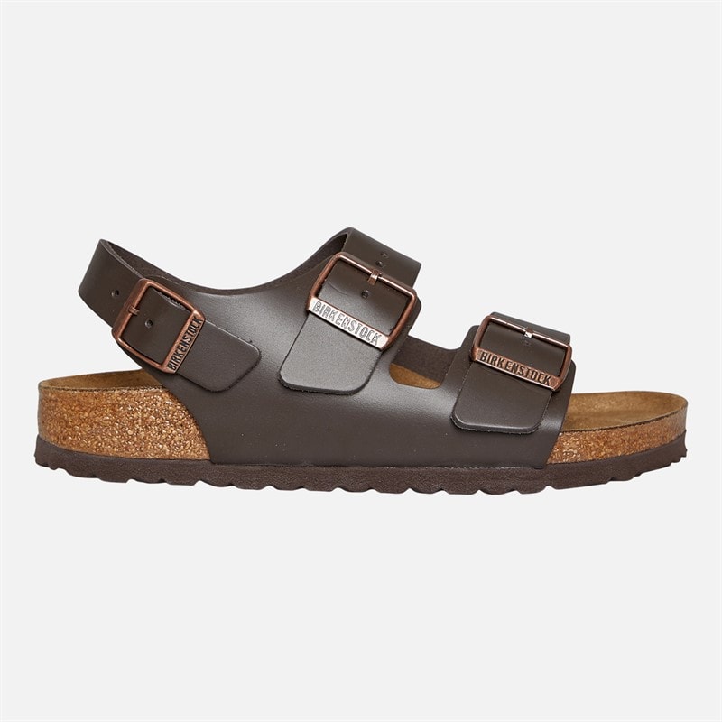 Birkenstock Milano ankelrem sandaler mørkebrun