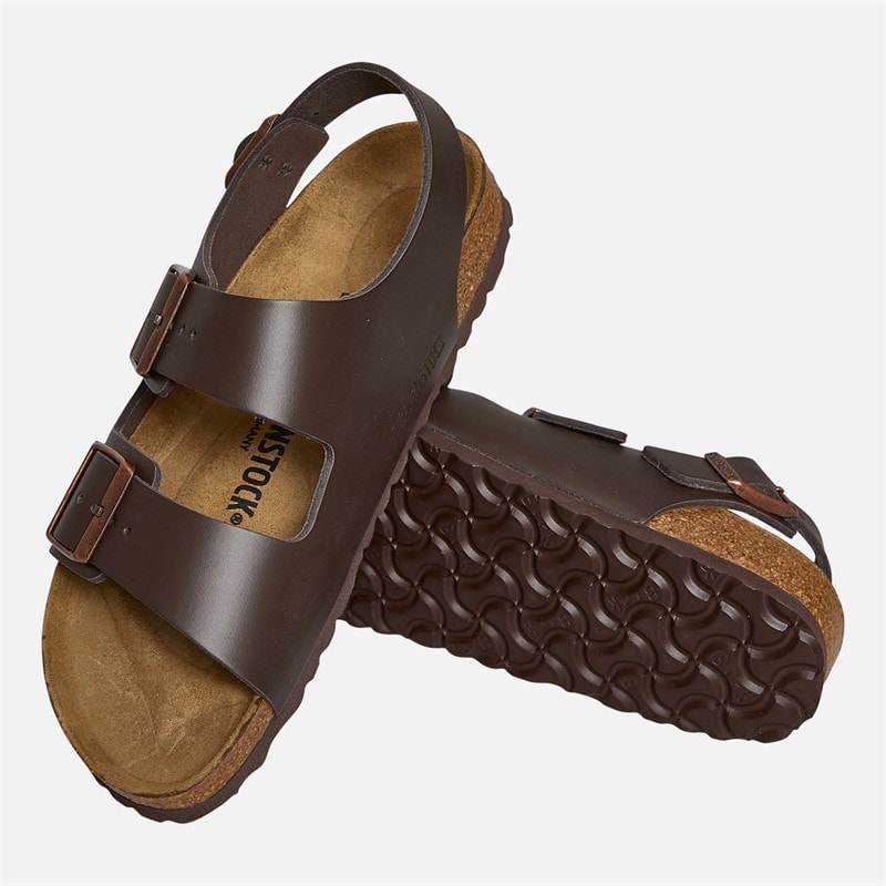 Birkenstock Milano ankelrem sandaler mørkebrun - Billede 4