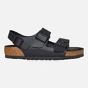 Birkenstock Dame Milano Ankelrem Sandaler Trefuld Sort