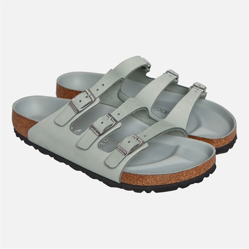 Birkenstock Dame Florida Tre Rem Sandaler Pure Sage - Billede 2