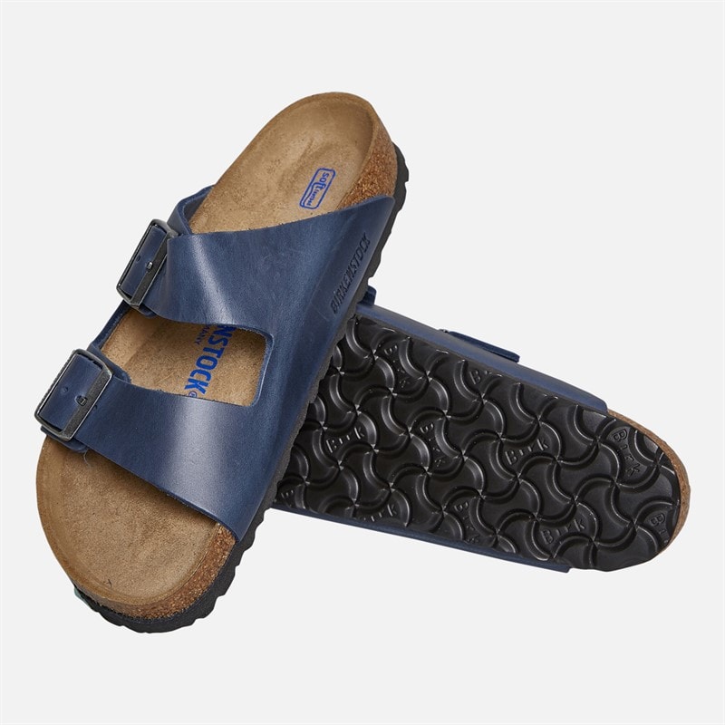 Birkenstock Dame Arizona Dobbelt Rem Sandaler Blå - Billede 4