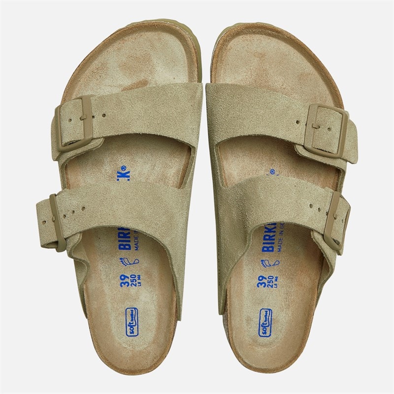 Birkenstock Arizona Dobbelt Rem Sandaler Faded Khaki - Billede 3