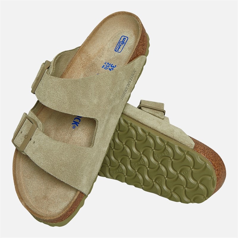 Birkenstock Arizona Dobbelt Rem Sandaler Faded Khaki - Billede 4