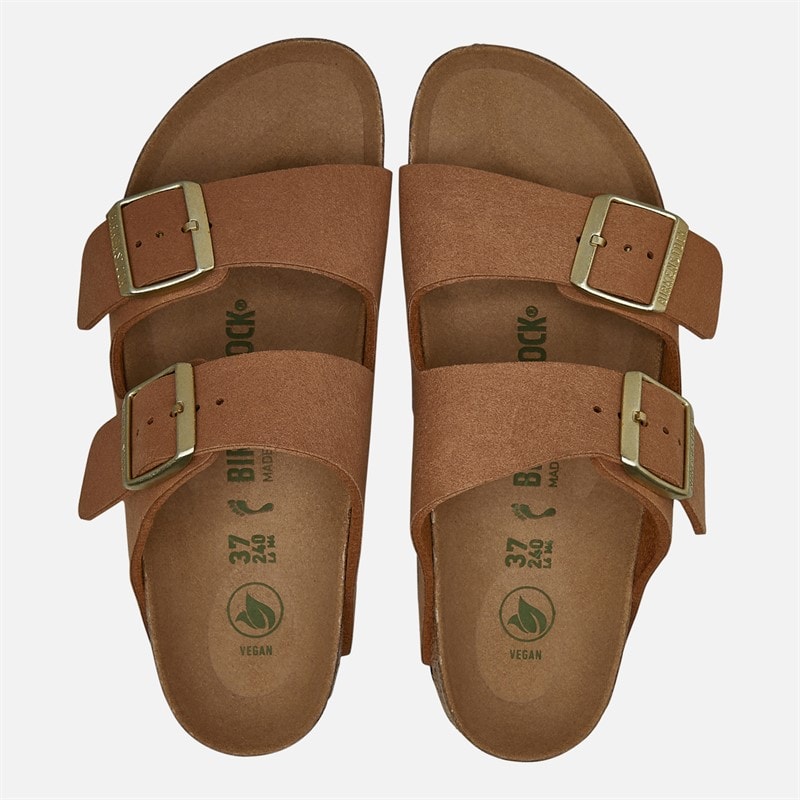 Birkenstock Dame Arizona Sandaler Med Dobbelt Spænde Soft Pecan - Billede 4
