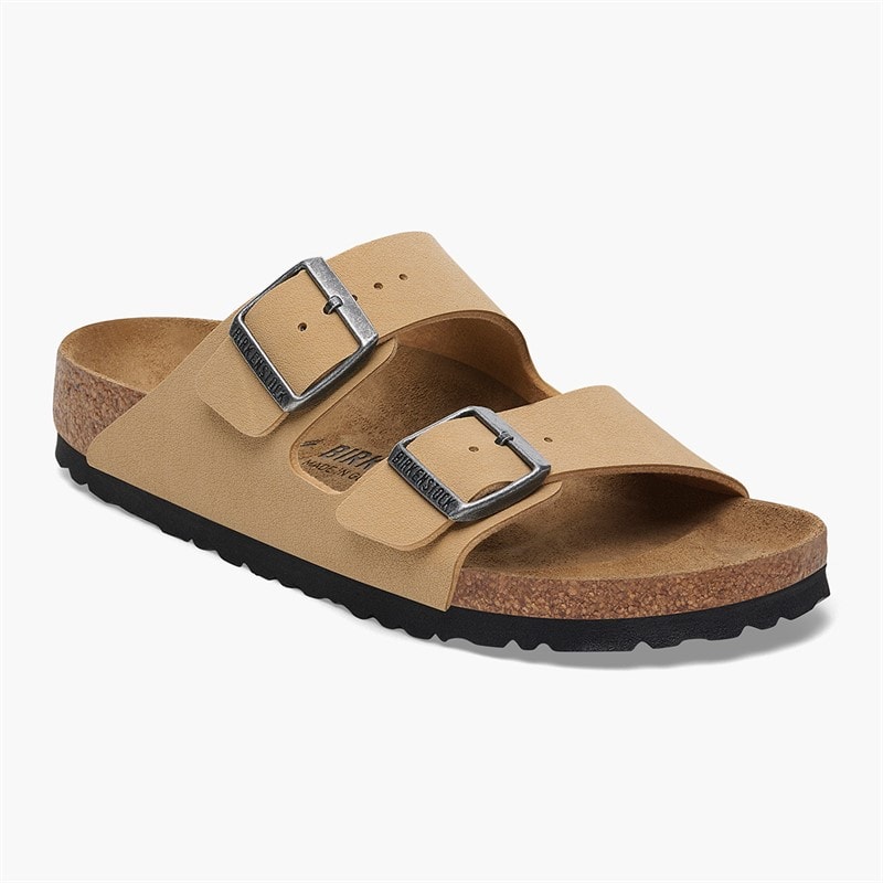 Birkenstock Dame Arizona Dobbelt Spænde Sandaler Latte Cream - Billede 1