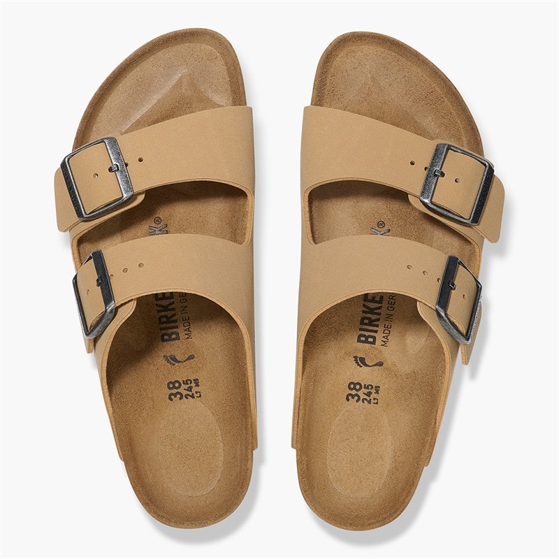 Birkenstock Dame Arizona Dobbelt Spænde Sandaler Latte Cream - Billede 3
