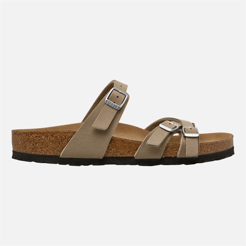 Birkenstock Dame Franca Sandaler Soft Grey - Billede 1
