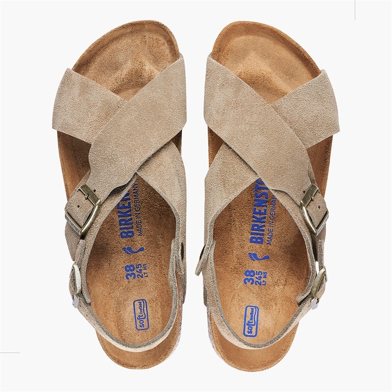 Birkenstock Dame Tulum Krydsrem Sandaler Taupe - Billede 3