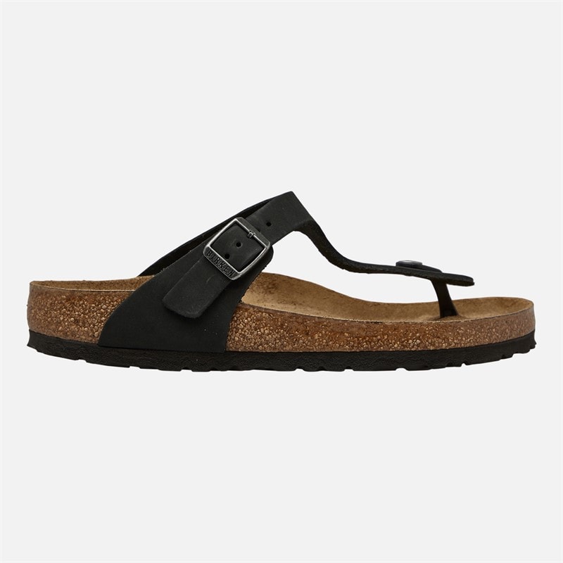 Birkenstock Dame Gizeh tårem sandaler Sort - Billede 1