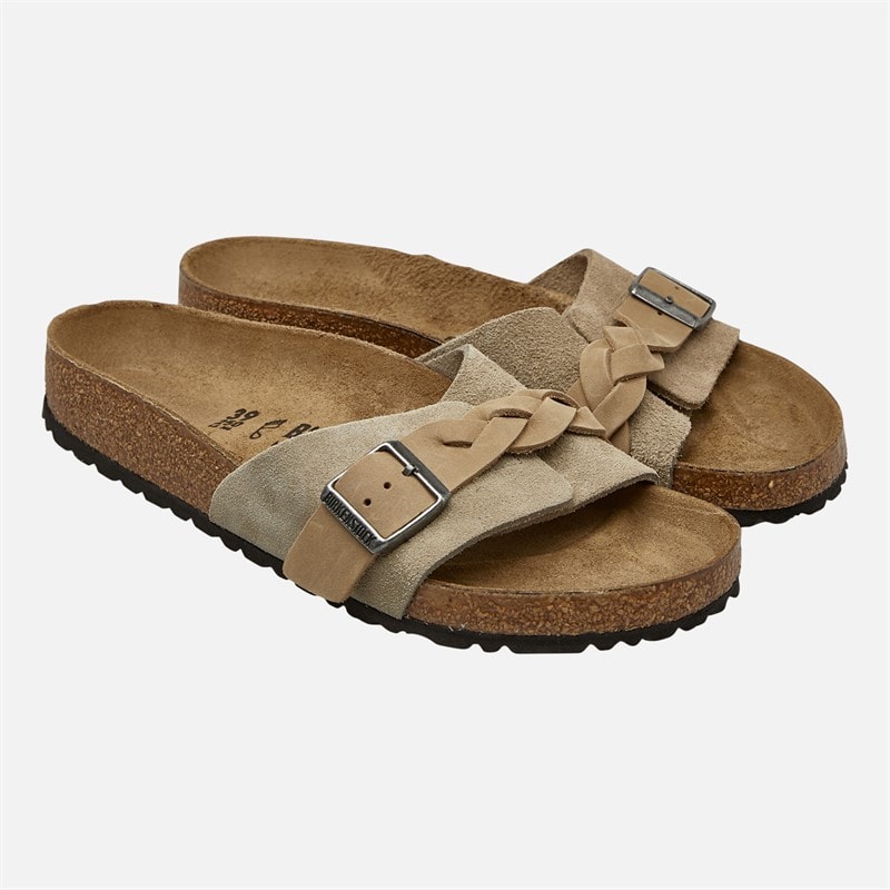 Birkenstock Dame Oita Flettede Rem Sandaler Taupe - Billede 2