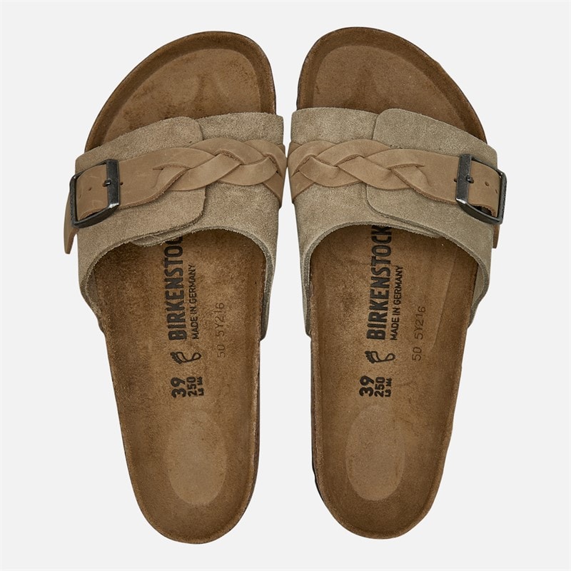 Birkenstock Dame Oita Flettede Rem Sandaler Taupe - Billede 3
