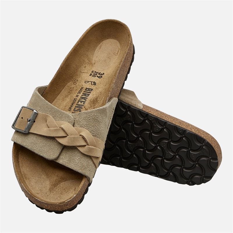 Birkenstock Dame Oita Flettede Rem Sandaler Taupe - Billede 4