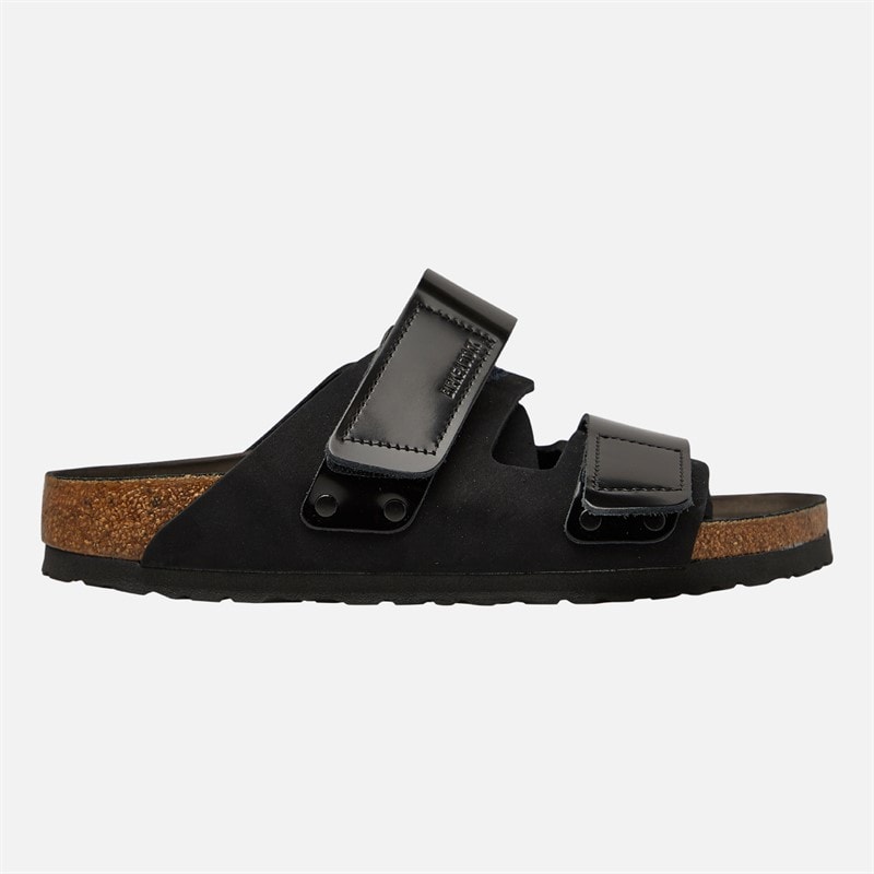 Birkenstock Dame Uji Dobbelt Rem Sandaler Sort