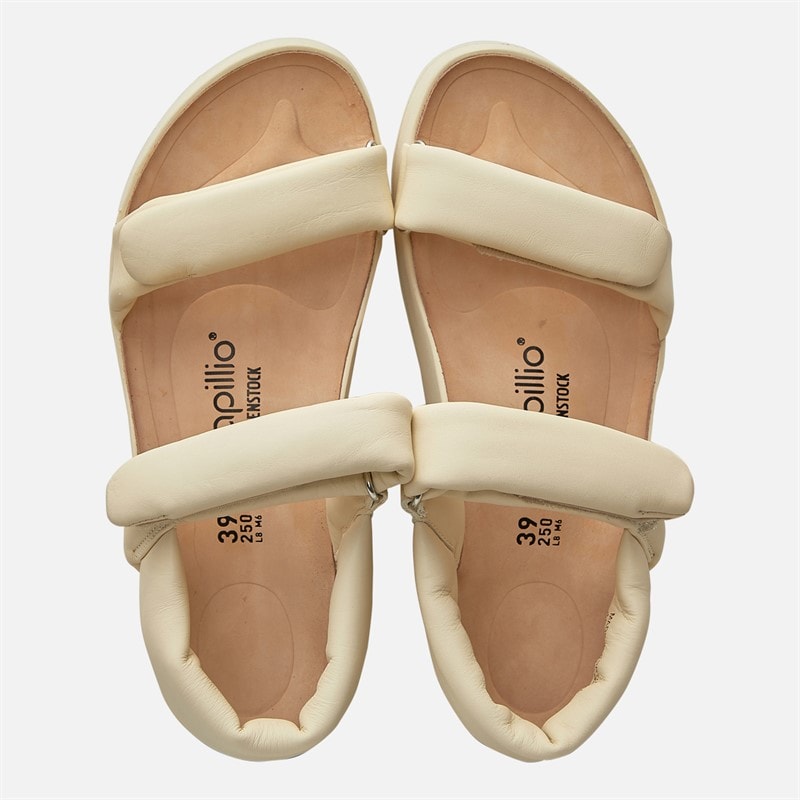 Birkenstock Dame Theda Ankelrem Sandaler Ecru - Billede 3