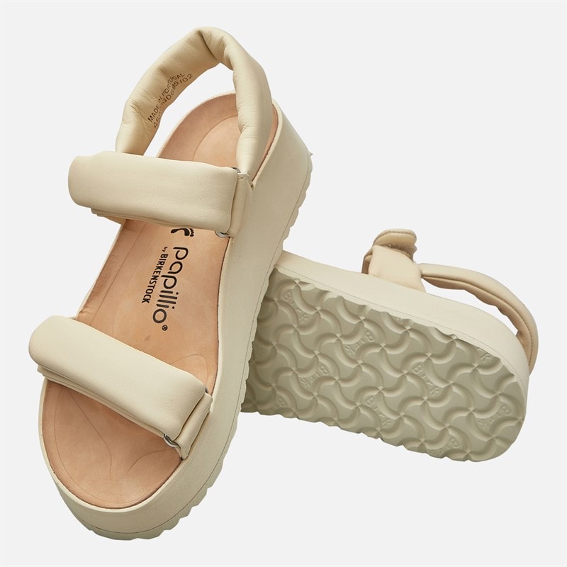 Birkenstock Dame Theda Ankelrem Sandaler Ecru - Billede 4