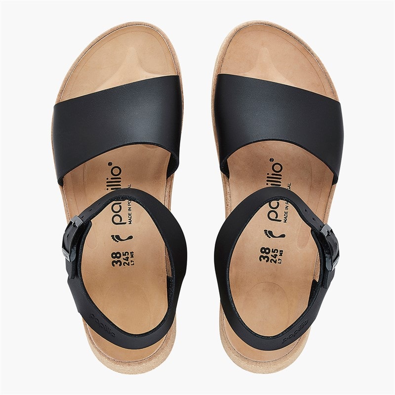 Birkenstock Dame Glenda Ankelrem Sandaler Sort - Billede 3