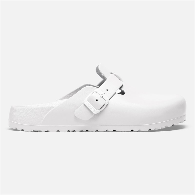 Birkenstock Dame Boston EVA Smal Pasform Træsko Hvid - Billede 2