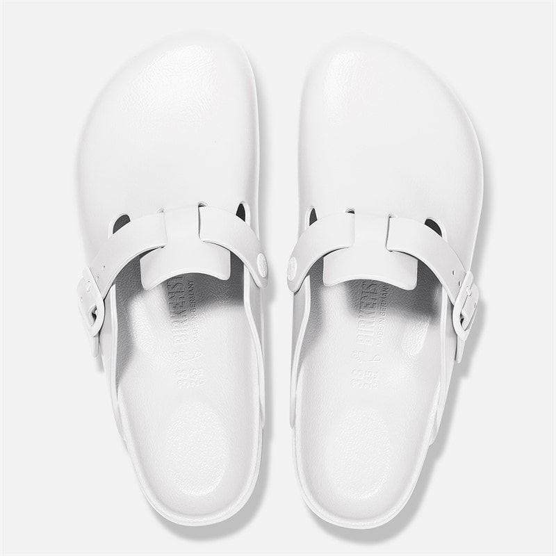 Birkenstock Dame Boston EVA Smal Pasform Træsko Hvid - Billede 3