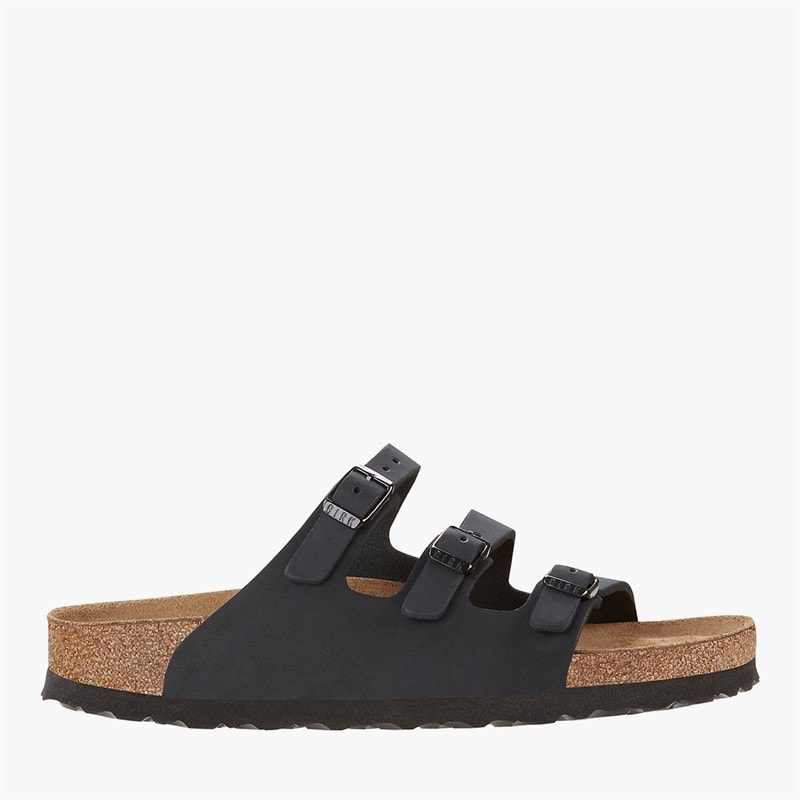 Birkenstock Dame Florida Trerem Sandaler Sort