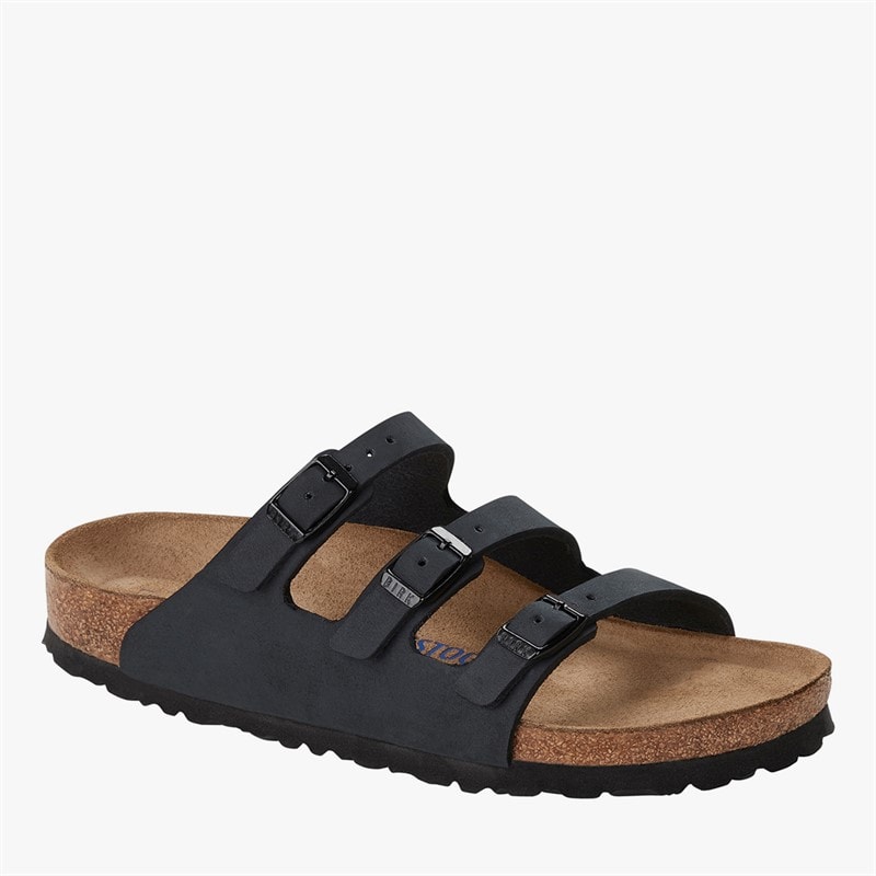 Birkenstock Dame Florida Trerem Sandaler Sort - Billede 2