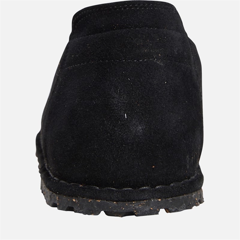 Birkenstock Herre Utti Shearling Mokkko Slipper Sort - Billede 3