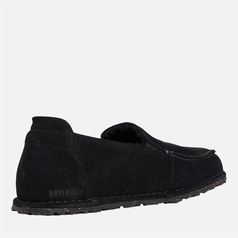 Birkenstock Herre Utti Shearling Mokkko Slipper Sort - Billede 5