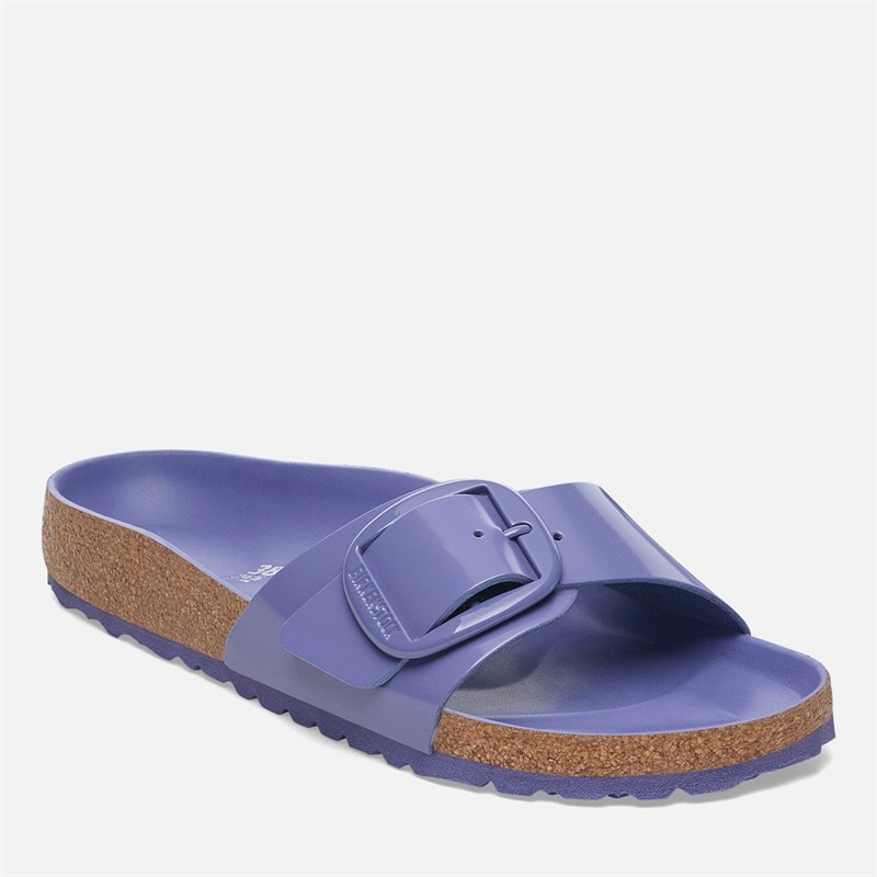 Birkenstock Damesandal Madrid med stort spænde Højglans Lilla Skumring - Billede 2