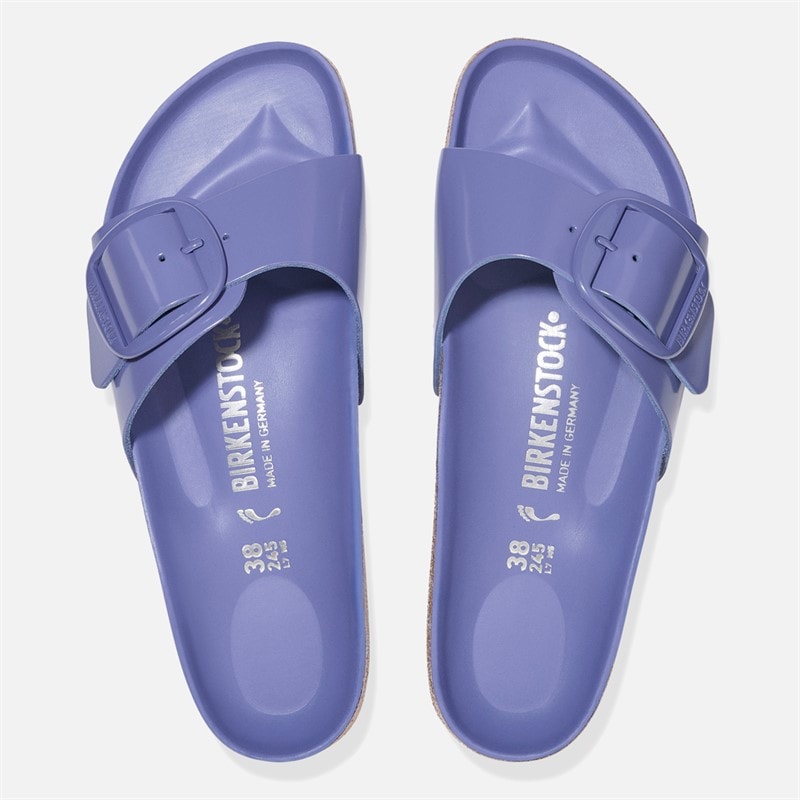 Birkenstock Damesandal Madrid med stort spænde Højglans Lilla Skumring - Billede 3