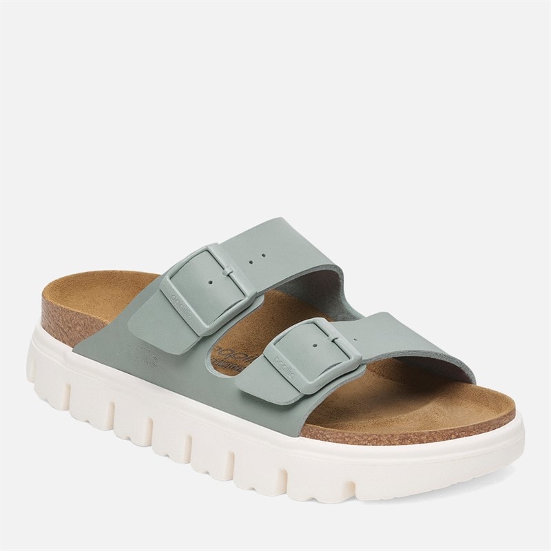 Birkenstock Dame Arizona Chunky Dobbelt Rem Sandaler Ren salvie - Billede 2