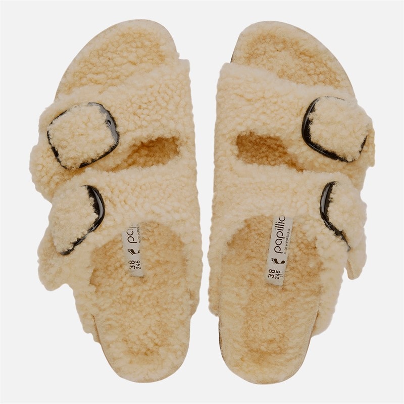 Birkenstock Dame Arizona Big Buckle Platform Dobbelt Rem Sandaler Æggeskal - Billede 3
