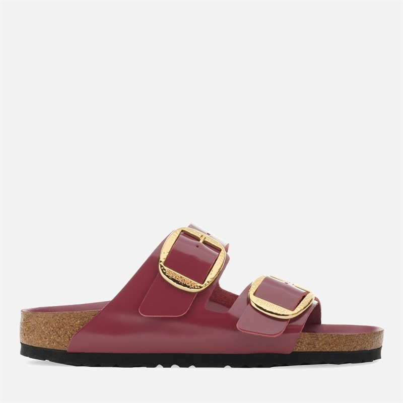 Birkenstock Dame Arizona Big Buckle Dual Strap Sandaler Højglans Zinfandel