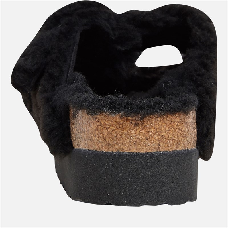 Birkenstock Dame Arizona Stor Spænde Platform Dobbelt Rem Sandaler Sort - Billede 3