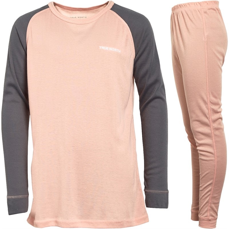 True North Piger Baselayer Sæt Pink Comb